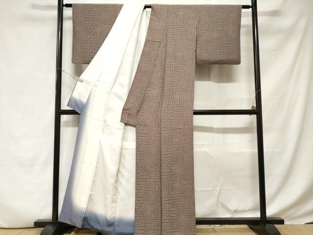 平和屋着物■上質な小紋 花尽くし文 正絹 逸品 CABD3658ev