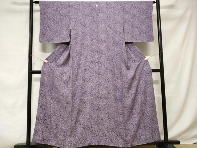 平和屋着物■江戸小紋 花尽くし 正絹 逸品 CABD3713ev