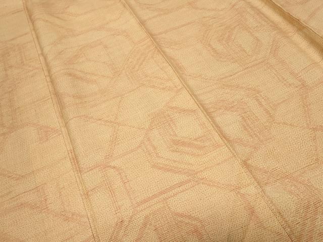 平和屋着物■上質な紬 幾何学文様 正絹 逸品 CABD3816ev
