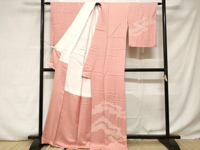 平和屋着物■訪問着 絞り 道長文 西武百貨店扱い 正絹 逸品 CABD3831ev