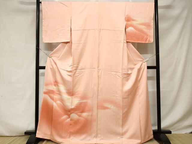 平和屋着物■訪問着 遠山文 暈し染め 正絹 逸品 CABD3839ev