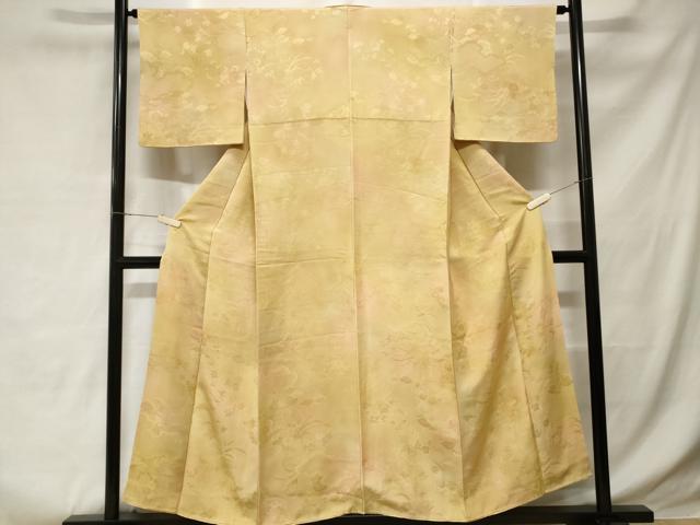 平和屋着物■上質な小紋 風景地紋 霞文 暈し染め 正絹 逸品 CABD3861ev