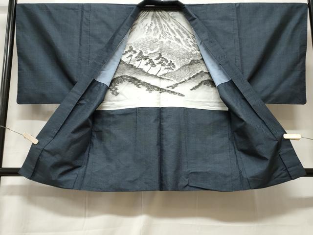 平和屋着物■男性 本場大島紬 アンサンブル 100亀甲 総詰め 正絹 逸品 CABD3916ev
