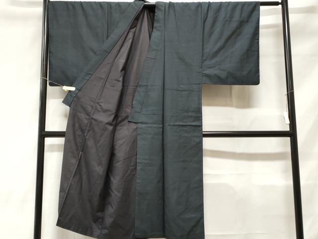 平和屋着物■男性 本場大島紬 アンサンブル 亀甲文様 総詰め 正絹 逸品 CABD3918ev