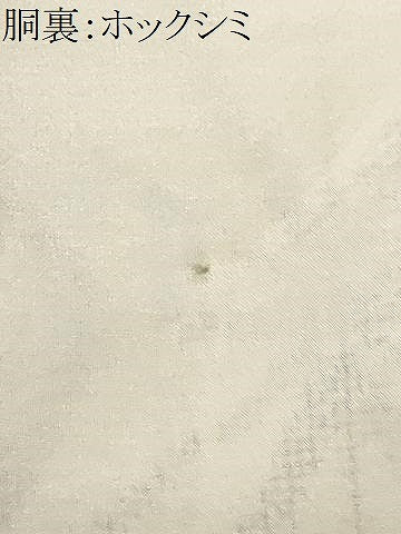 平和屋着物■上質な紬 麻の葉文様 正絹 逸品 CABD3984ev