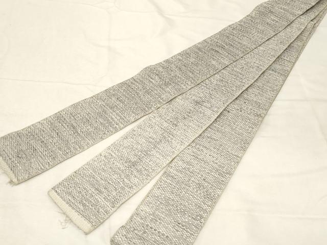 平和屋着物●男性 本場筑前博多織 角帯 霞文 共箱付き 正絹 逸品 CABD4028dy