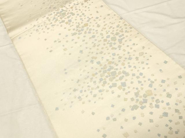 平和屋着物●西陣 川島織物 六通柄袋帯 箔散らし文 金銀糸 正絹 逸品 CABD4259dy