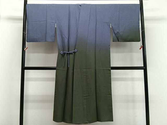 平和屋着物∞道中着 霞文 暈し染め ロング丈 正絹 逸品 CABD4503ua