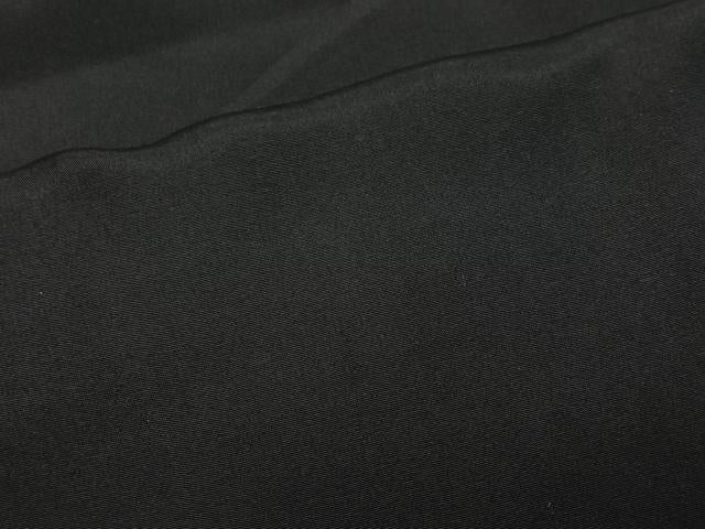 平和屋着物∞男性 長羽織 黒紋付 正絹 逸品 CABD4526ua