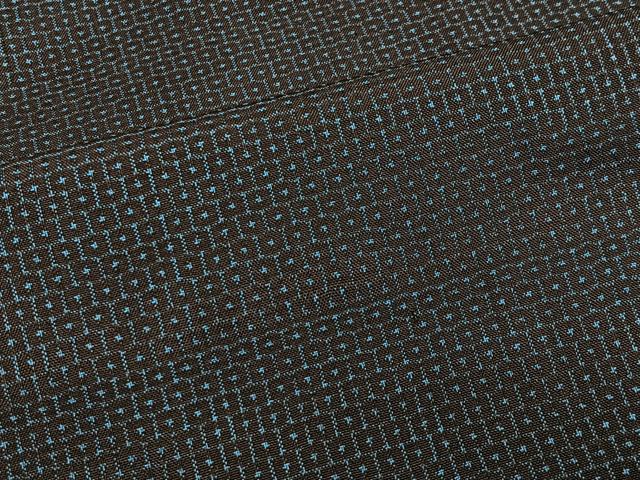 平和屋着物∞男性 長羽織 本場大島紬 60亀甲 総詰め 正絹 逸品 CABD4543ua