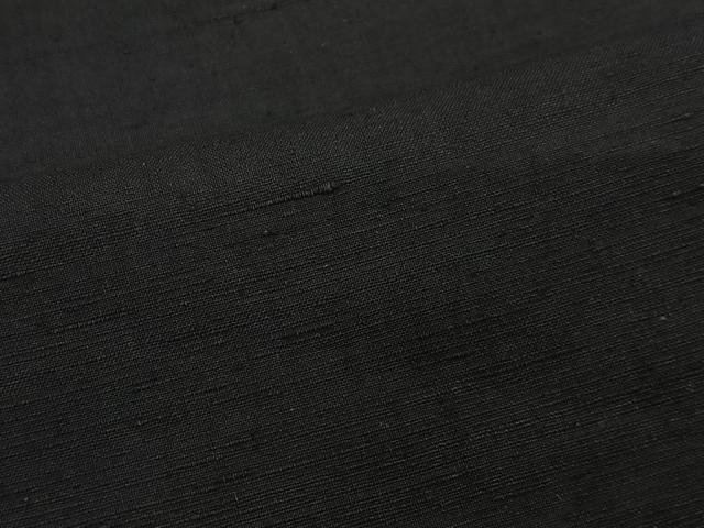 平和屋着物∞男性 羽織 紬地 黒地 正絹 逸品 CABD4615ua