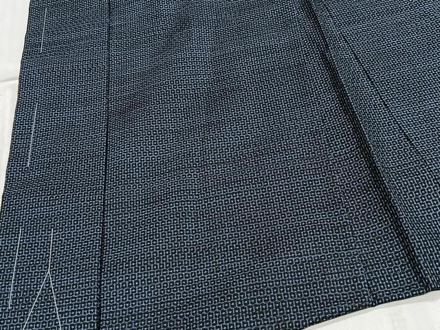 平和屋着物∞男性 羽織 紬地 霞文 正絹 逸品 未使用 CABD4661ua