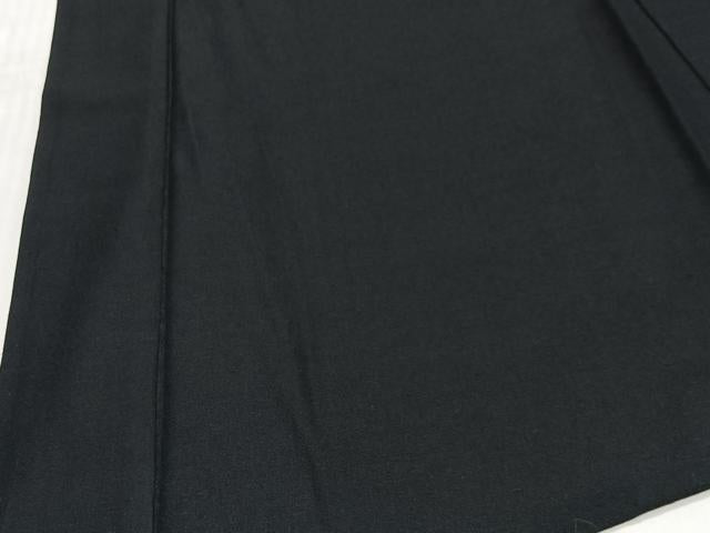 平和屋着物∞男性 長羽織 紬地 紫黒色 正絹 逸品 CABD4755ua