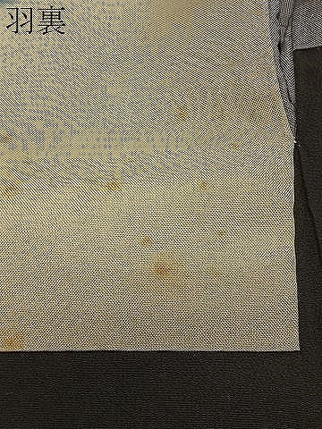平和屋着物∞男性 羽織 富士 赤墨色 正絹 逸品 CABD4762ua