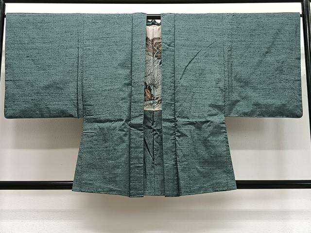 平和屋着物∞男性 羽織 紬地 縞 正絹 逸品 CABD4770ua
