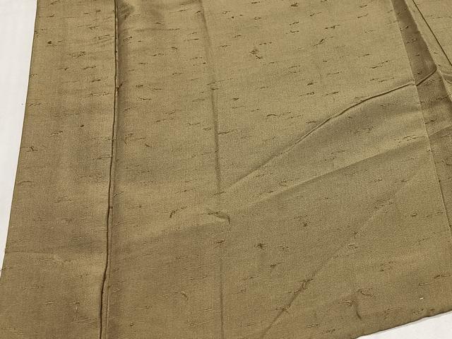 平和屋着物∞男性 羽織 紬地 油色 正絹 逸品 CABD4777ua