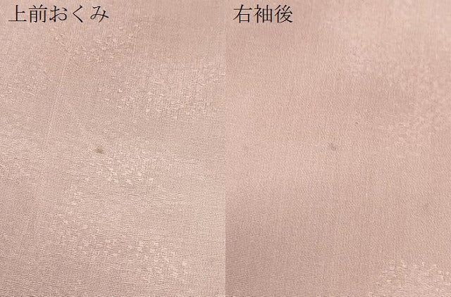 平和屋着物▼上質な小紋 地紋起こし 樹林文 暈し染め 正絹 逸品 CABD5387th