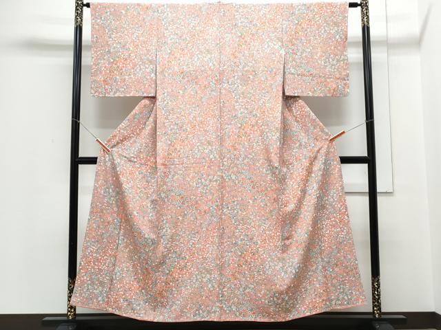 平和屋着物■上質な小紋 作家物 宝尽くし花文 正絹 逸品 CABD5428th