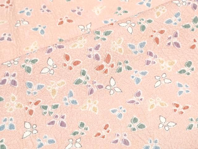 平和屋着物■上質な小紋 舞蝶文 正絹 逸品 CABD5429th