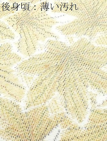 平和屋着物■上質な紬 葉尽くし 正絹 逸品 CABD5573th