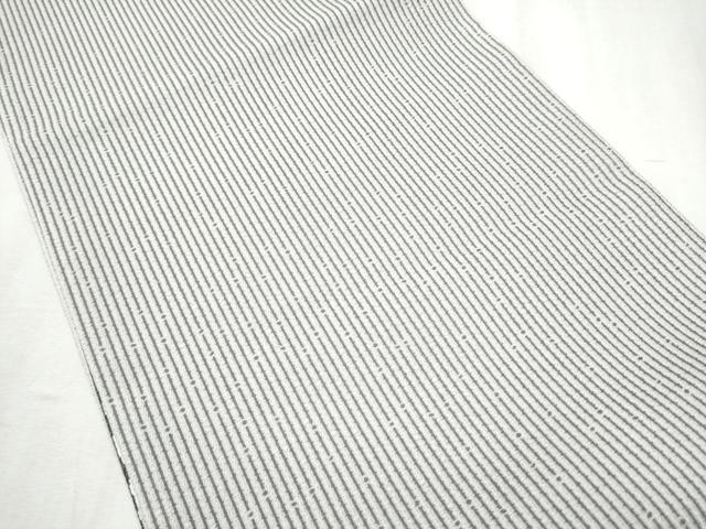平和屋着物●両面 全通柄袋帯 クローバー 間道 正絹 逸品 CABD5768hy