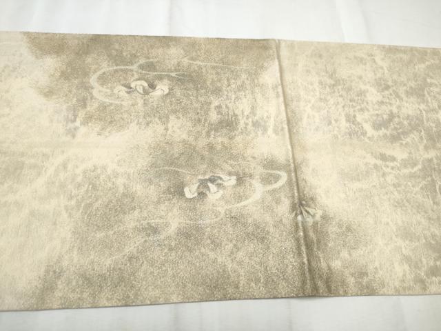 平和屋着物●太鼓柄袋帯 龍 引箔 正絹 逸品 CABD5998hy