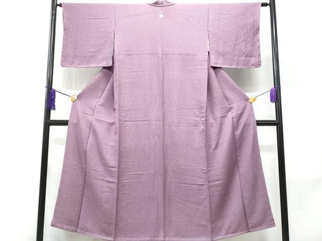 平和屋着物■上質な色無地 浅紫色 正絹 逸品 未使用 CABD6297fb