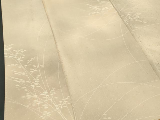 平和屋着物■上質な小紋 草葉文 暈し染め 正絹 逸品 CABD6357fb