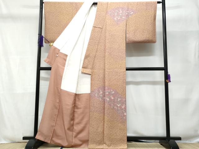 平和屋着物■訪問着 草花文 正絹 逸品 CABD6364fb