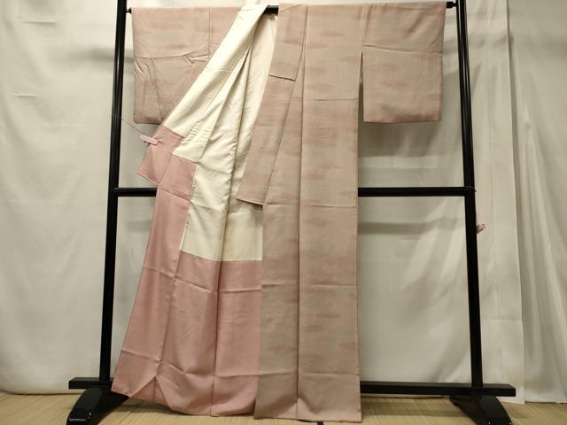 平和屋着物■上質な小紋 霞文 暈し染め 正絹 逸品 CABD6568oy