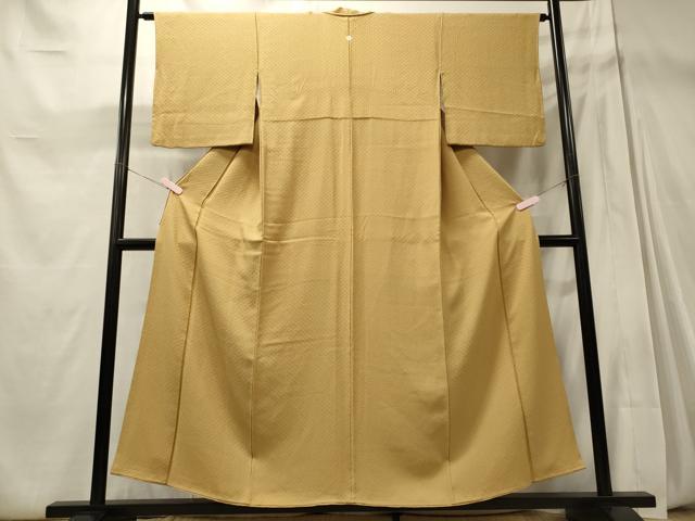 平和屋着物■上質な色無地 玉蜀黍色 正絹 逸品 CABD6613oy