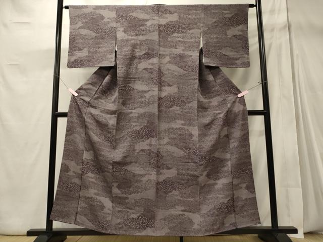 平和屋着物■江戸小紋 吉祥花唐草文 正絹 逸品 CABD6630oy