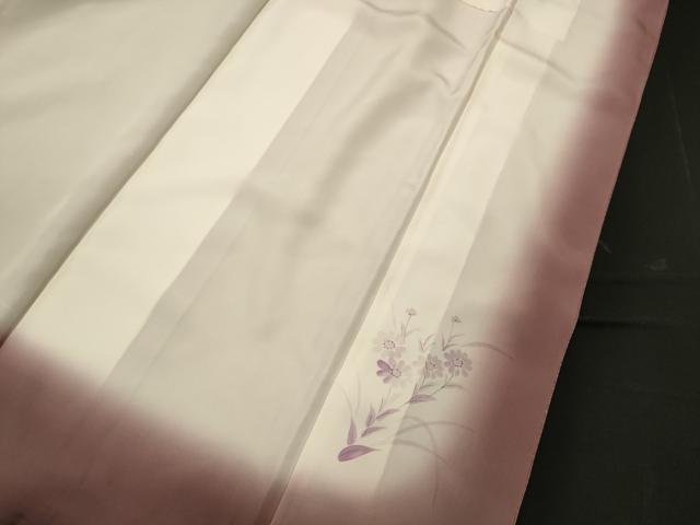 平和屋着物■上質な小紋 作家物 本草木ぞめ 霞文 暈し染め 正絹 逸品 CABD6646oy
