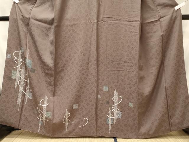 平和屋着物■訪問着 幾何学文 正絹 逸品 CABD6673oy