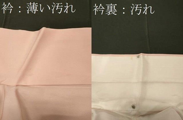 平和屋着物■色留訪問着 御所車花文 金糸 正絹 逸品 CABD6753oy