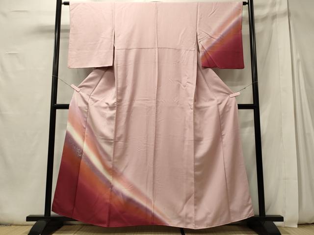 平和屋着物■訪問着 霞文 金銀彩 正絹 逸品 CABD6783oy