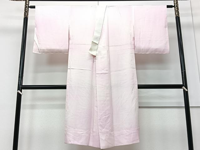 平和屋着物■長襦袢 無双仕立て 青海波地紋 正絹 逸品 CABD6923xe
