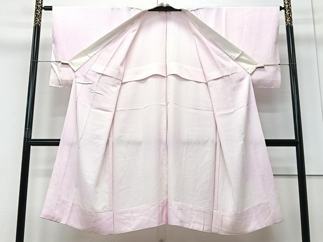 平和屋着物■長襦袢 無双仕立て 青海波地紋 正絹 逸品 CABD6923xe