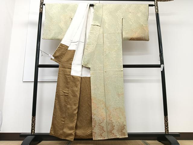 平和屋着物■訪問着 総絞り 霞文 正絹 逸品 CABD6966xe