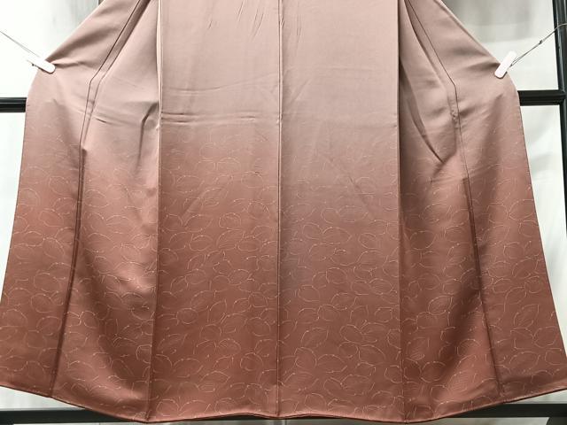 平和屋着物■訪問着 舞葉文 暈し染め 正絹 逸品 CABD7131xe