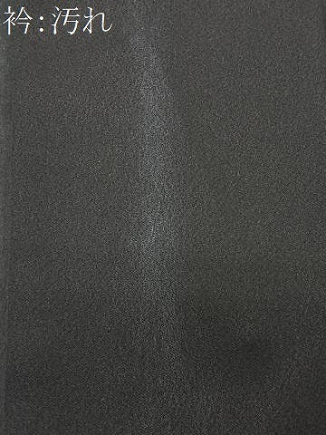 平和屋着物●訪問着 立波文 黒地 ロング丈 正絹 逸品 CABD7134xe