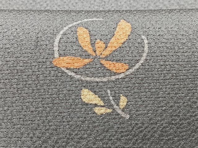 平和屋着物■上質な小紋 草花文 正絹 逸品 CABD7186xe