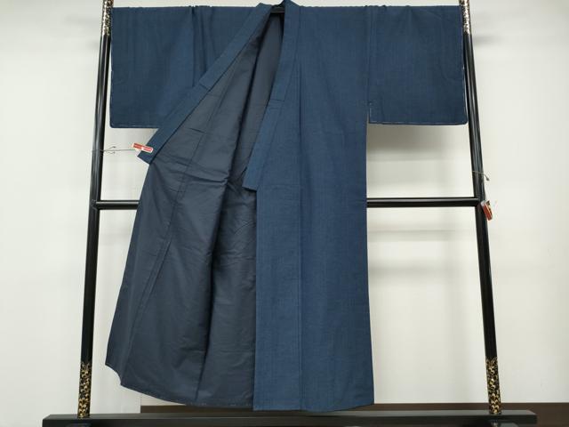 平和屋着物●男性 紬 霞文 キングサイズ 正絹 逸品 未使用 CABD7209ut