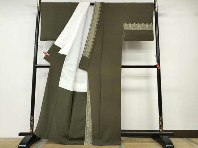 平和屋着物●訪問着 作家物 吉祥花文 金彩 正絹 逸品 CABD7223ut