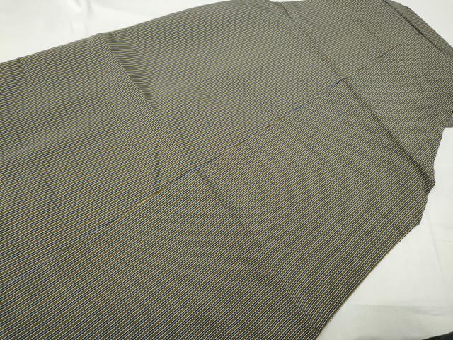平和屋着物●男性 馬乗り袴 縞 正絹 逸品 CABD7234ut