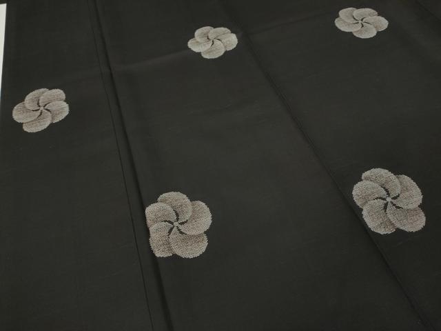 平和屋着物●本場大島紬 9マルキ 泥染め 地空き 捻梅 谷崎絹織物 証紙付き 正絹 逸品 CABE8415utm