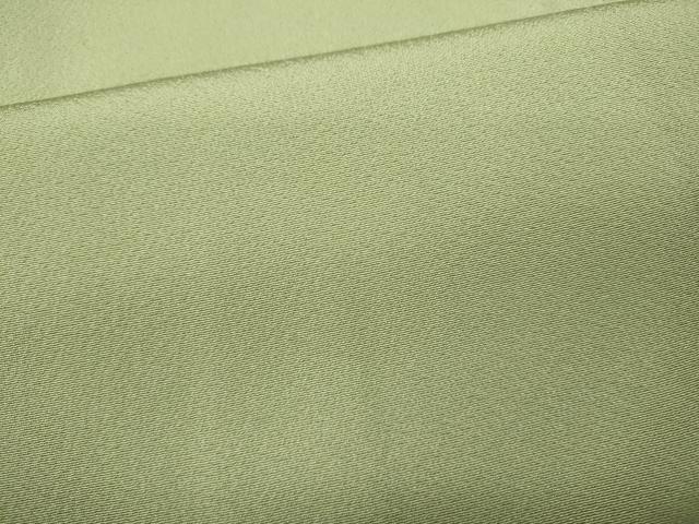 平和屋着物●上質な色無地 若菜色 正絹 逸品 CABD7255ut