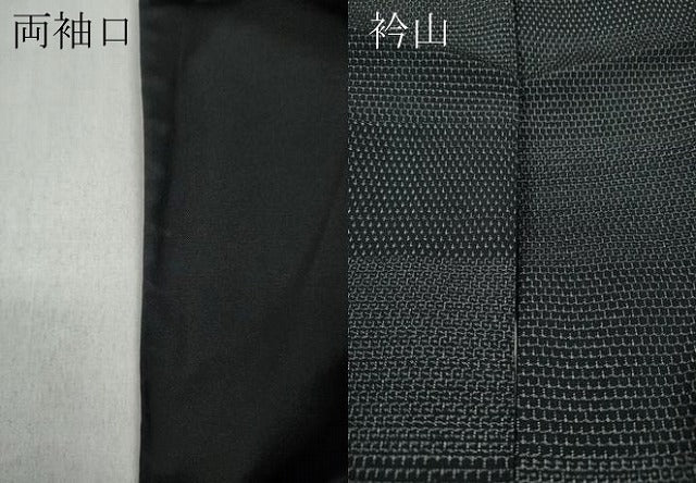 平和屋着物●塩沢亀甲絣 110亀甲 横段文 証紙付き 正絹 逸品 CABD7264ut