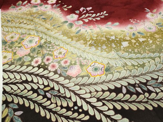 平和屋着物●豪華振袖 辻が花 暈し染め 金銀彩 やまと誂製 正絹 逸品 CABD7326ut