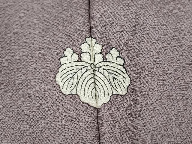 平和屋着物●上質な色無地 舞花地紋 薄色 正絹 逸品 CABD7357ut